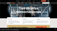 Desktop Screenshot of earpro.es