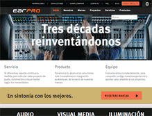 Tablet Screenshot of earpro.es